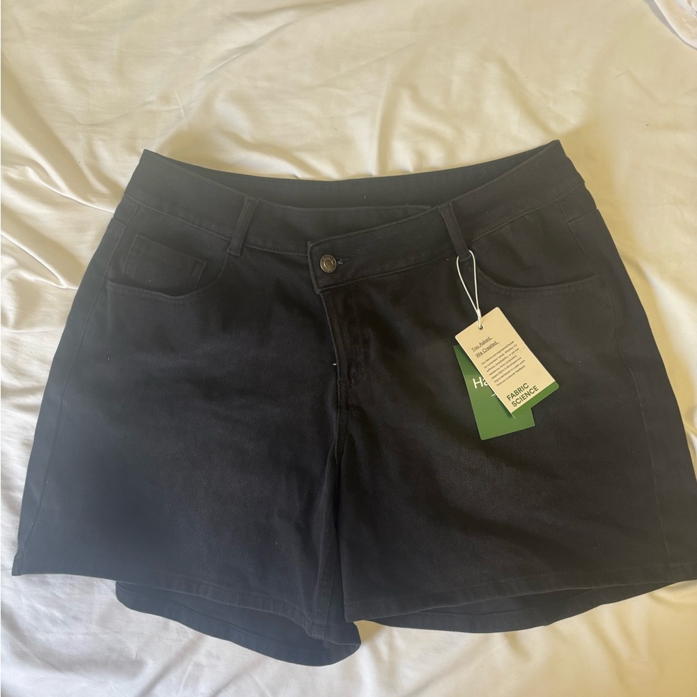 HALARA Black Jean Shorts for Women